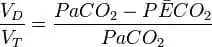 Dead Spaces and Ventilation Rates