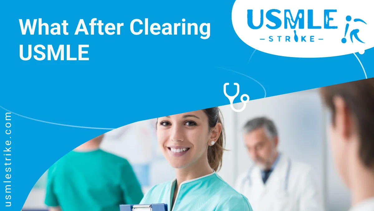 what after clearing usmle