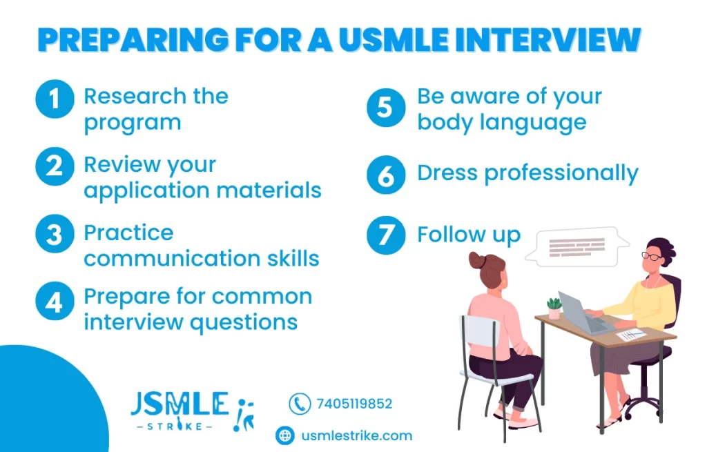 usmle interview preparation | UMSLE Strike