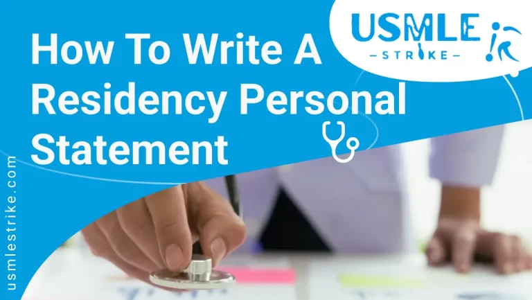 How to Write a Residency Personal Statement