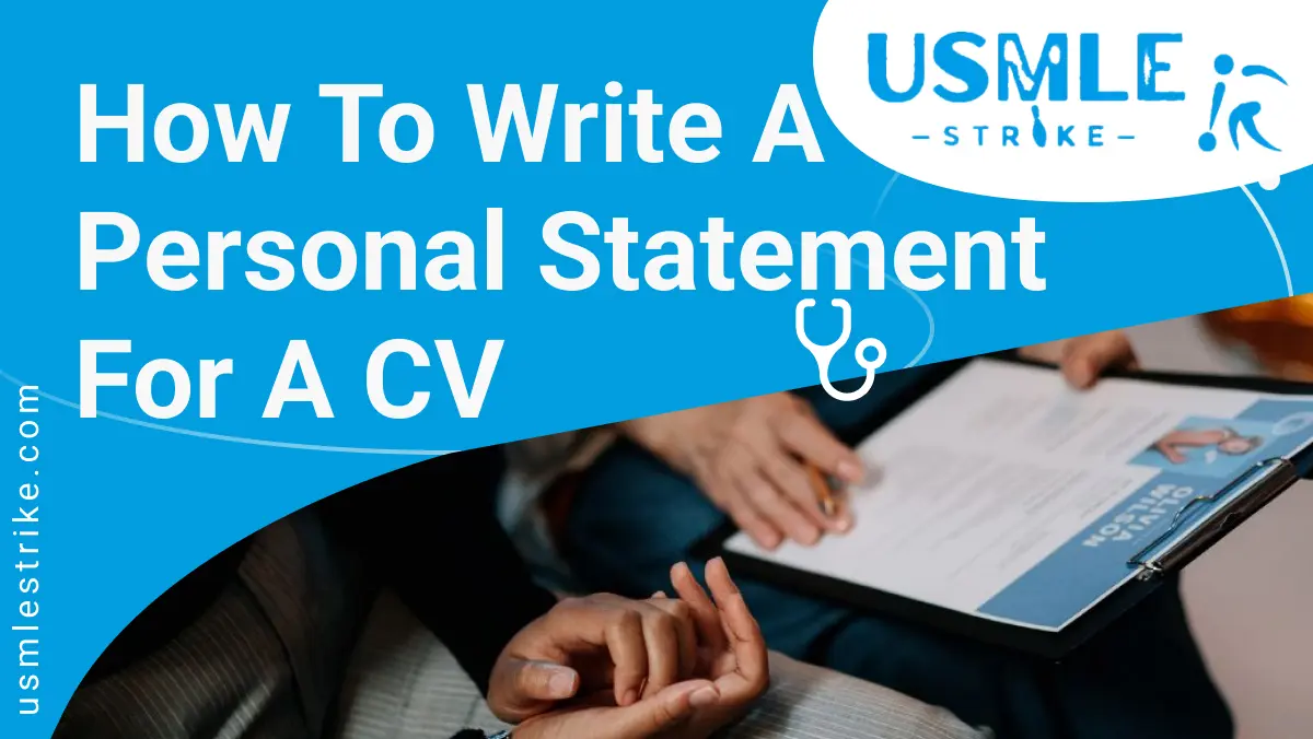 How to Write a Personal Statement for a CV