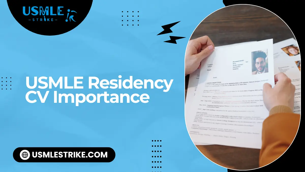 USMLE residency CV importance