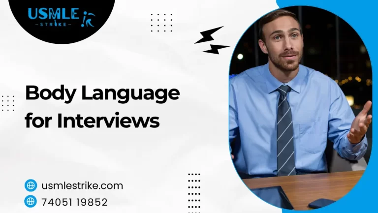 Body Language for Interviews | USMLE Strike